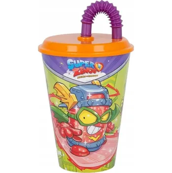 Hrnek Stor s brčkem Super Zings 430 ml