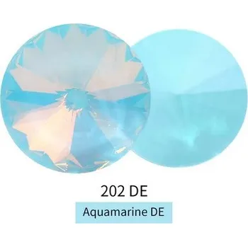 Dětské navlékací korálky Rivoli 12 mm - Aquamarine DE č. 487