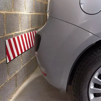 Dětská zábrana Bílo-červená pěnová ochrana zdí, stěn (pás) - délka 200 cm, výška 20 cm, tloušťka 0,5 cm