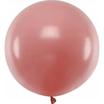 Balónek Balón kulatý obří latexový pastelově růžový 1 m