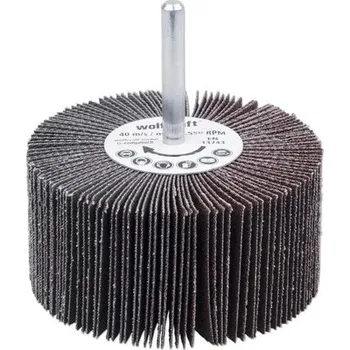 Vějířová bruska Wolfcraft Ø 80mm zrnitost 80