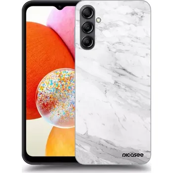 Pouzdro na mobilní telefon Picasee silikonový průhledný obal pro Samsung Galaxy A13 5G - White marble
