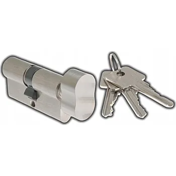 Vložka do dveří VLOŽKA DO ZÁMKU DVEŘÍ H6 35G/30 NIKL, 3 KLÍČE