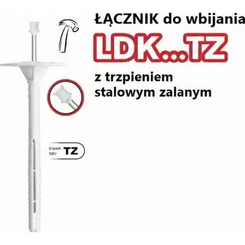 Hmoždinka Hmoždinka do polystyrenu s kovovým trnem, pozinkovaná LDK 10x160 PTZ - 100 ks