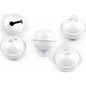 Vánoční dekorace Kovové zvonečky průměr 20 mm 5 ks