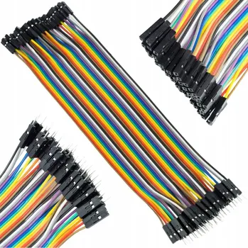 IP kamera Kabel MSALAMON Propojovací vodiče 20cm 40ks samice-samec