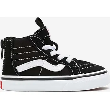Chlapecká obuv Dětské tenisky Vans VN000XG5 TD SK8-Hi Zip černá barva 99X, EUR 26