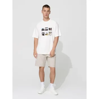 Pánské oblečení Bavlněné šortky - XL - House - béžová - 061EX-08X