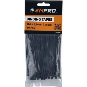 Organizace kabelů Stahovací pásky Enpro 4,8 mm x 400 50 ks