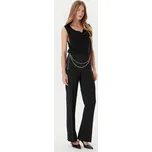 TWINSET Palazzo kalhoty 252TP2281 Černá Wide Leg 44