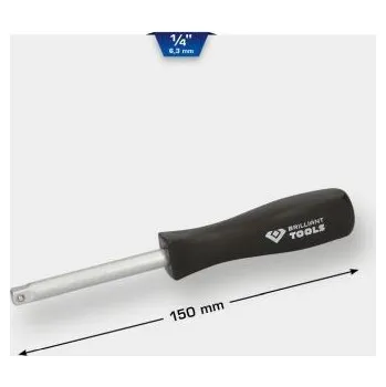 Gola hlavice Brilliant Tools BT020901 1/4" nástrčná rukojeť