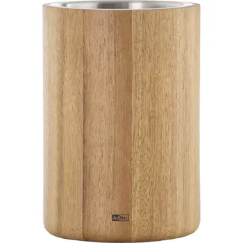 Chladič na víno ADHOC Chladič na víno/šampaňské, akácie, výška: 195 mm, průměr: 140 mm