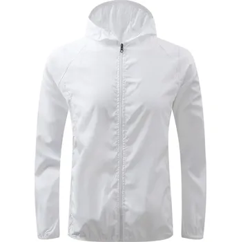 Dámská softshellová bunda Unisex lehká sportovní bunda do deště Barva: Bílá, Velikost: XL