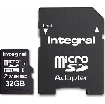 Paměťová karta SD karta Integral INMSDH32G10-DSCAM 32 GB