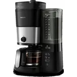 Překapávací kávovar Philips HD7900/50 1,25 l černý s vestavěným mlýnkem