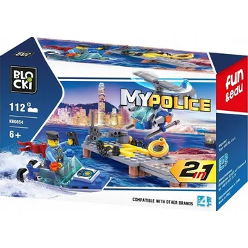 ostatní stavebnice Stavebnice Blocki MyPolice Helikoptéra a motorová loď 112