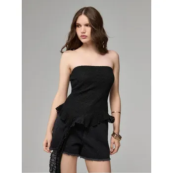 Dámská móda Bandeau top - S - House - černá - 564DW-99X