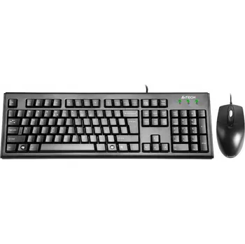 Klávesnice Sada klávesnice a myši A4TECH KRS-8372 Černá