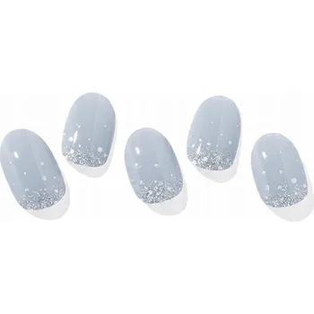 Lak na nehty Hybridní samolepky na nehty Ohora Felice perleťově modré