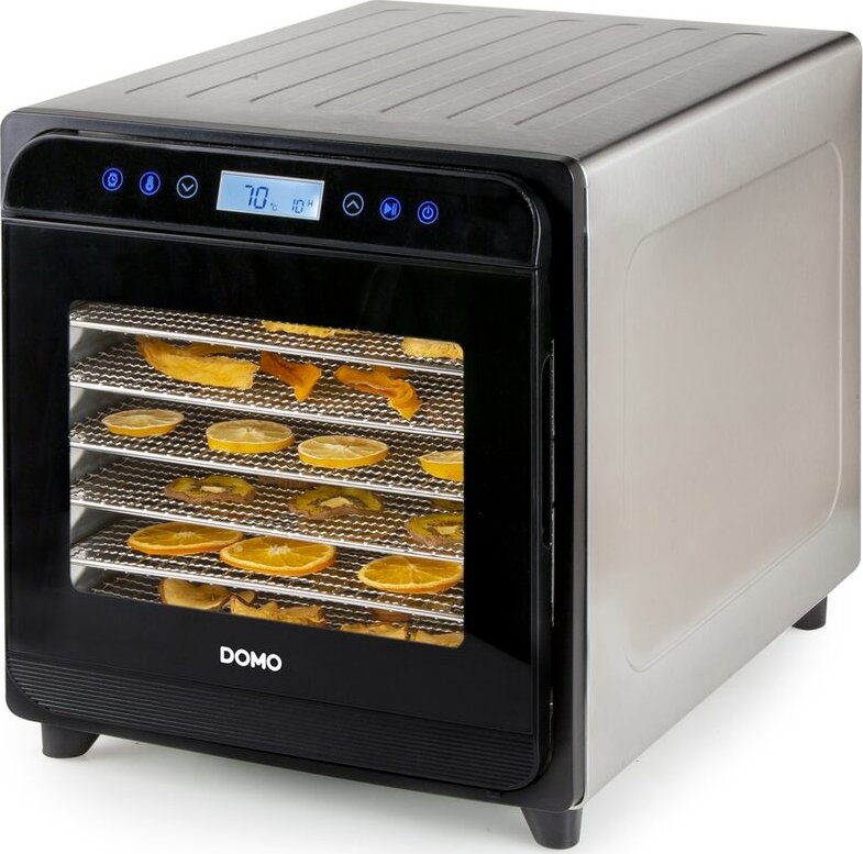 Sušička ovoce - DOMO DO354VD, Příkon: 700 W, 8 plat, digitální, časovač, regula