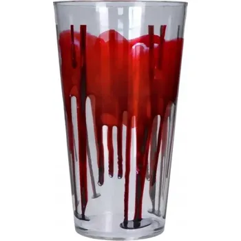 Sklenice Sklenice Fiestas Guirca Krvavé sklo 15 cm