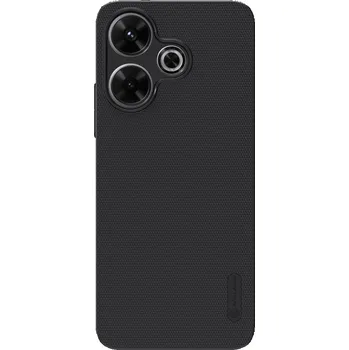 Pouzdro na mobilní telefon Kryt na mobil Nillkin Super Frosted Zadní Kryt pro Xiaomi Redmi 13 4G/Poco M6 4G Black