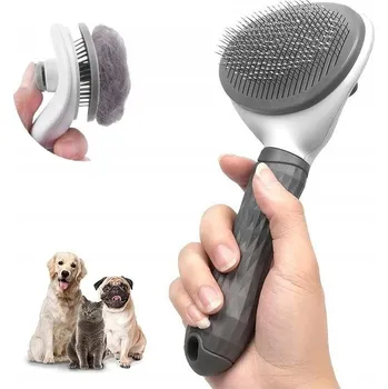 Péče o srst a drápky Samočisticí kartáč pro psy a kočky