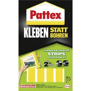 Pattex PXMS1 PXMS1 Oboustranné lepicí pásky (d x š) 40 mm x 20 mm 10 ks