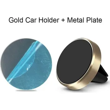 Magnetický držák na mobil do auta - Zlatá