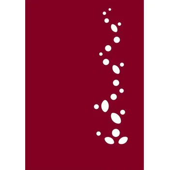 Složka univerzální, A4, motiv bubliny, bordó