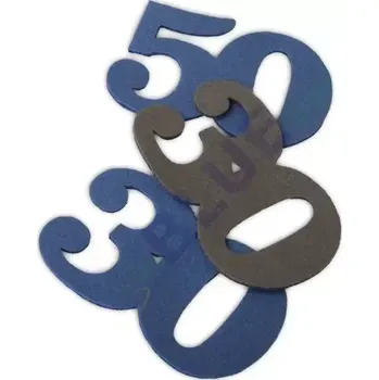 Party dekorace Dekorační číslice z plsti 01