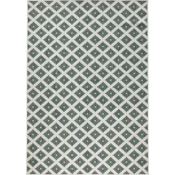 Hans Home Kusový koberec Twin-Wendeteppiche 103125 grün creme – na ven i na doma - 80x350 - doprava zdarma