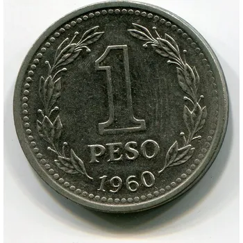 ARGENTINA. 1 peso 1960