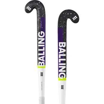 Hokejka BALLING Hokejka na pozemní hokej Power 95 Lowbow 38,5" ZELENÁ|ŽLUTÁ