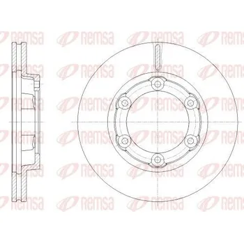 Brzdový kotouč Brzdový kotouč REMSA 62524.10