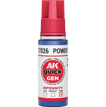 AK Interactive AK AK17026 POWER BLUE 18 ml - QUICK GEN