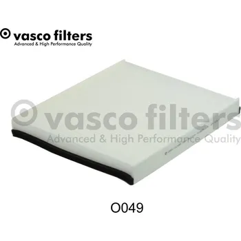 Ventilátor topení a klimatizace Filtr, vzduch v interiéru VASCO O049