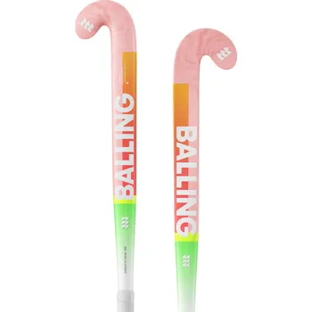 Hokejka BALLING Dětská hokejka na pozemní hokej Junior 10 Midbow 30" RŮŽOVÁ