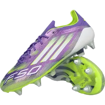 Kopačky Pánské kopačky kolíky Adidas F50 Elite SG fialové