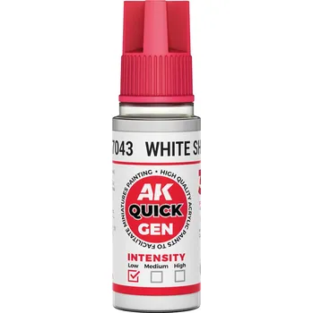 AK Interactive AK AK17043 WHITE SHADOW 18 ml - QUICK GEN