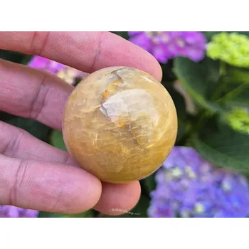 Sběratelství Kalcit mini koule 84g z Madagaskaru Ø40mm