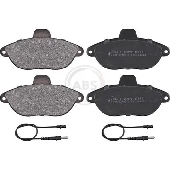 Brzdová destička Sada brzdových destiček, kotoučová brzda A.B.S. 36911