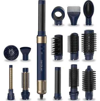 Fén Kulmofén na vlasy Cecotec, 0253, CermicCare AirGlam, multifunkční, 14v1, keramický povlak, technologie Coanda, 3 teploty, 3 rychlosti, 1400 W