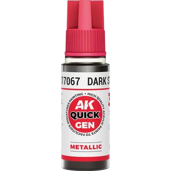 AK Interactive AK AK17067 DARK STEAL 18 ml - QUICK GEN