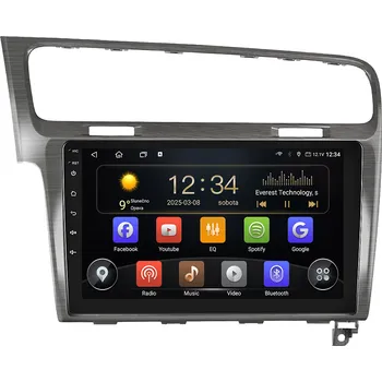 Autorádio B089 Isudar 2DIN autorádio T72-IEV12 Android, Volkswagen Golf VII