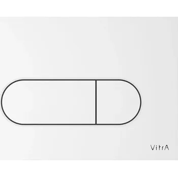 Splachovací tlačítko VitrA Ovládací tlačítko VitrA Root Round plast bílá lesk 740-2200 740-2200