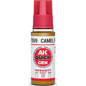 AK Interactive AK AK17059 CAMEL BROWN 18 ml - QUICK GEN