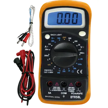 Multimetr Digitální multimetr 10 A/500 V, pro stejnosměrný a střídavý proud - SW Stahl