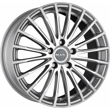 Disk Alu kola MAK fatale silver 7,5x17" 5x112 ET30 66,6