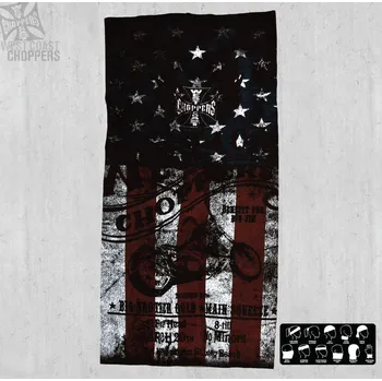 Čepice West Coast Choppers WCC letní šátek/tunel 007